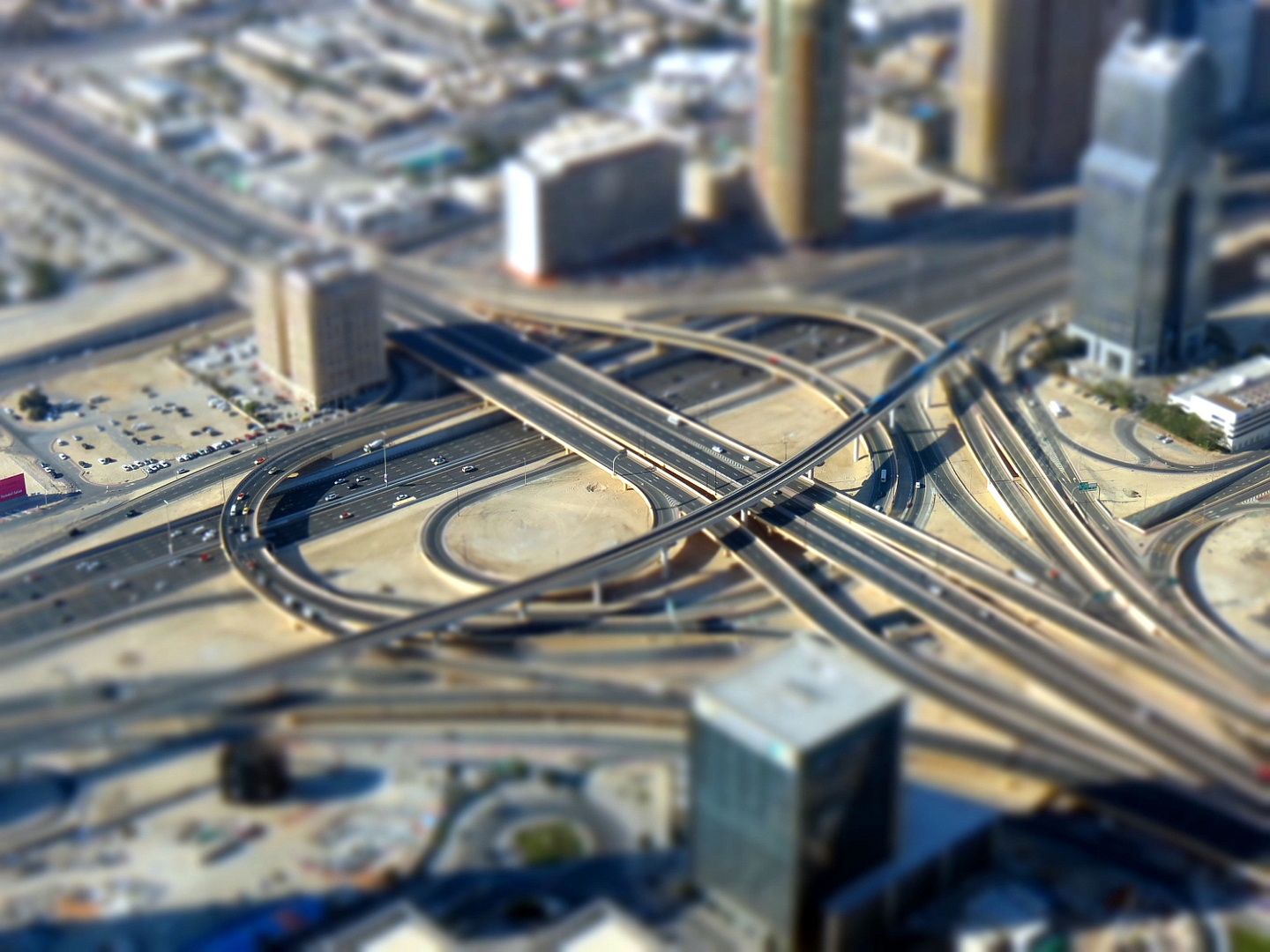 Miniatur Dubai´s Straßen