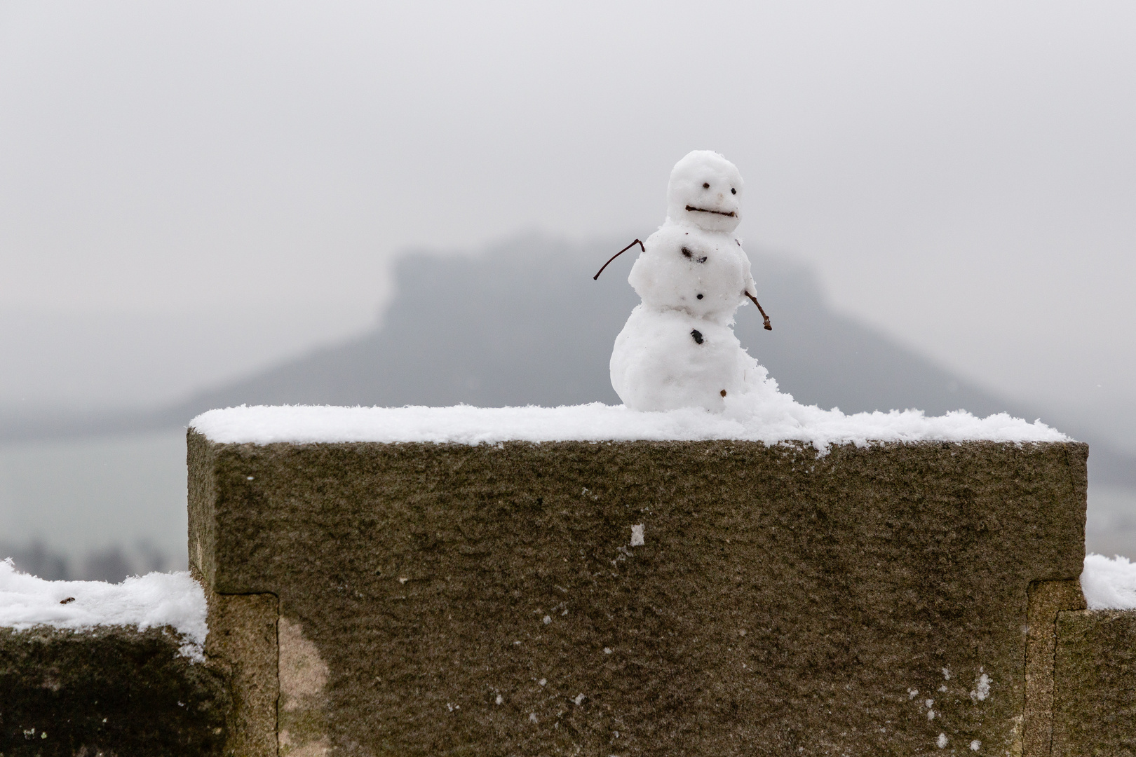 Miniatur Schneemann