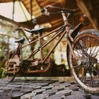 miniature rusty bike