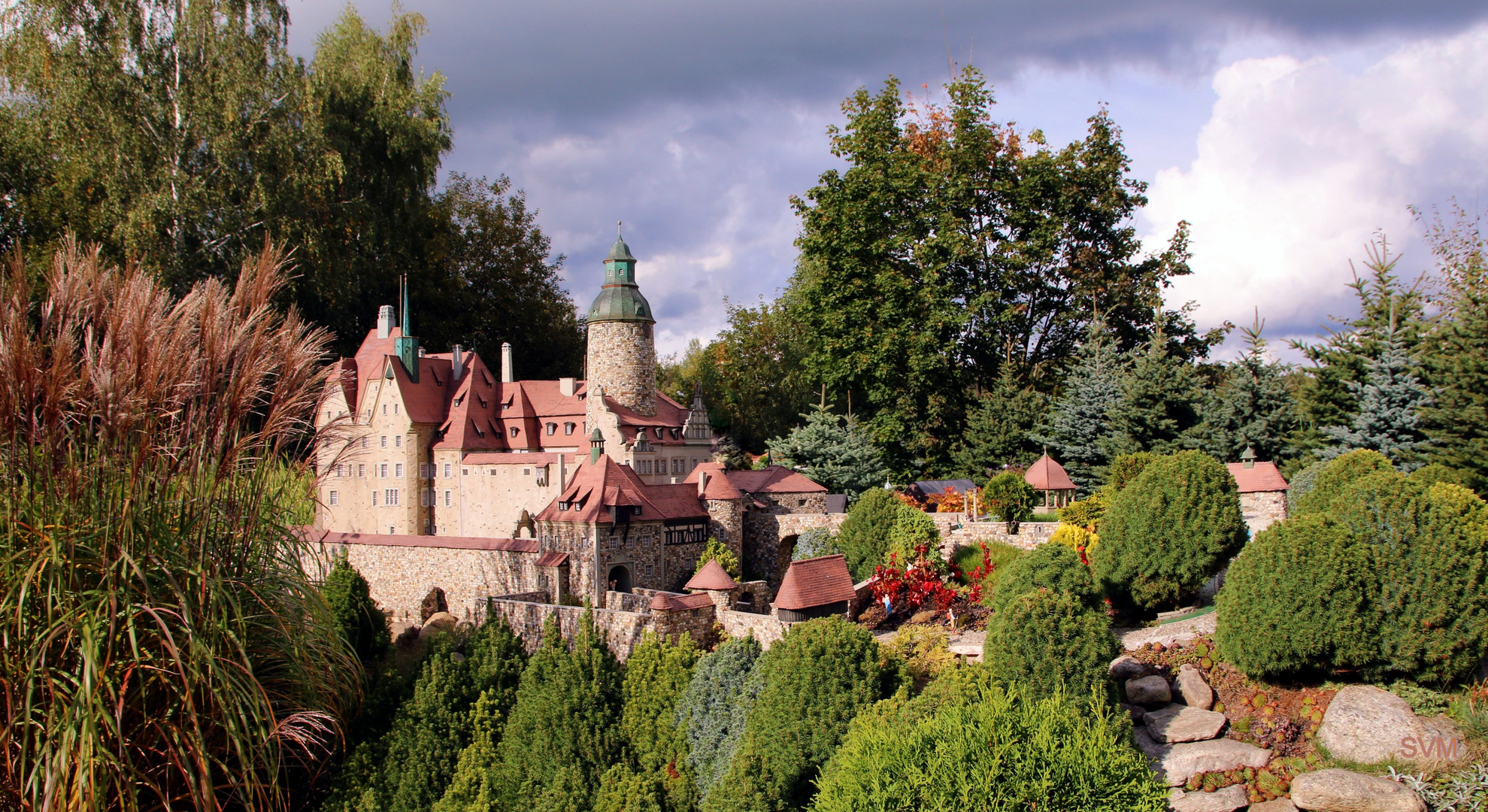 Miniaturenpark der schlesischen Burgen und Schlösser in Kowary 