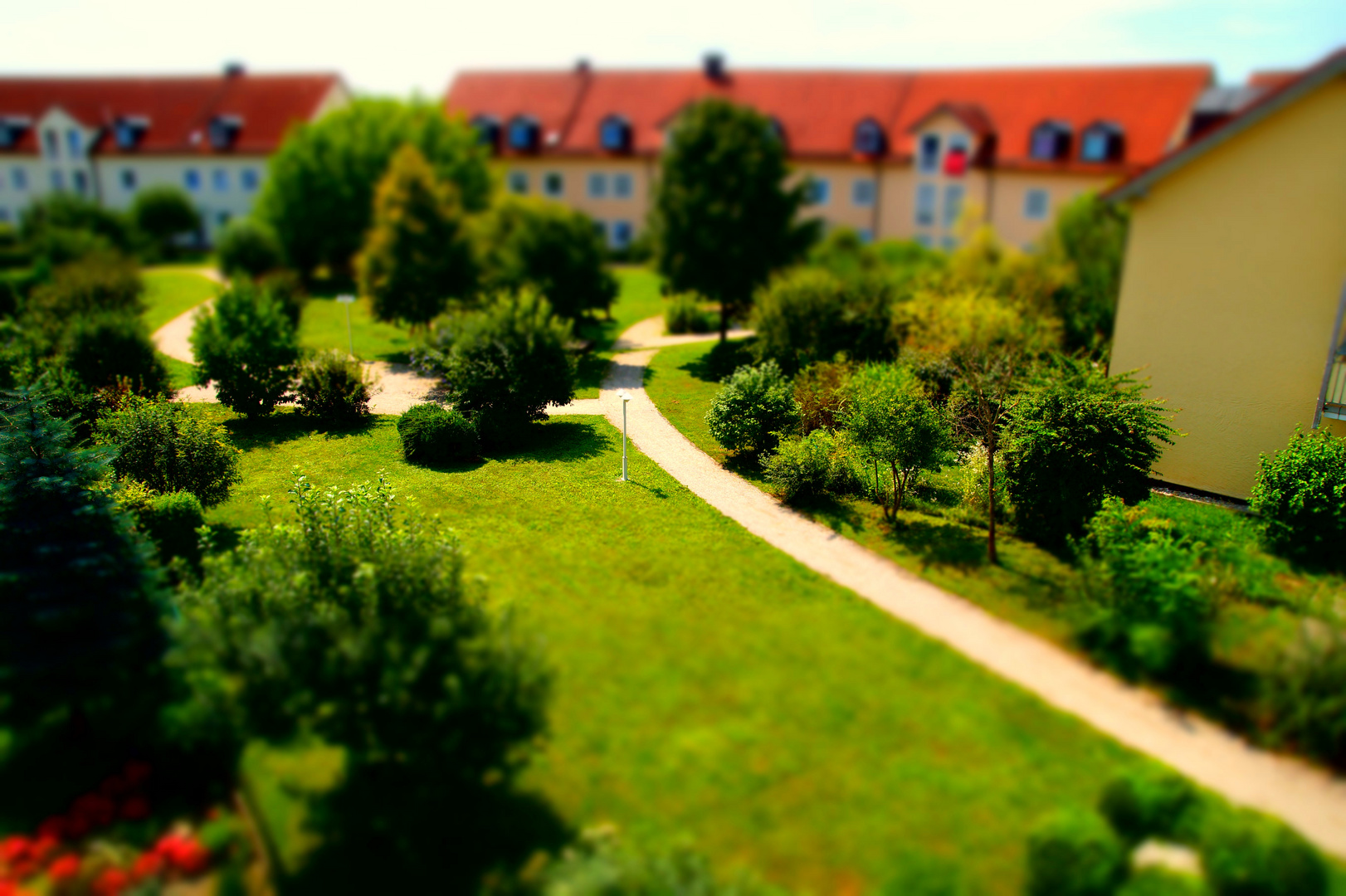 Miniaturwelt oder doch Blick vom Balkon?