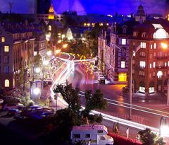 Miniaturwunderland Hamburg - Hamburg bei Nacht