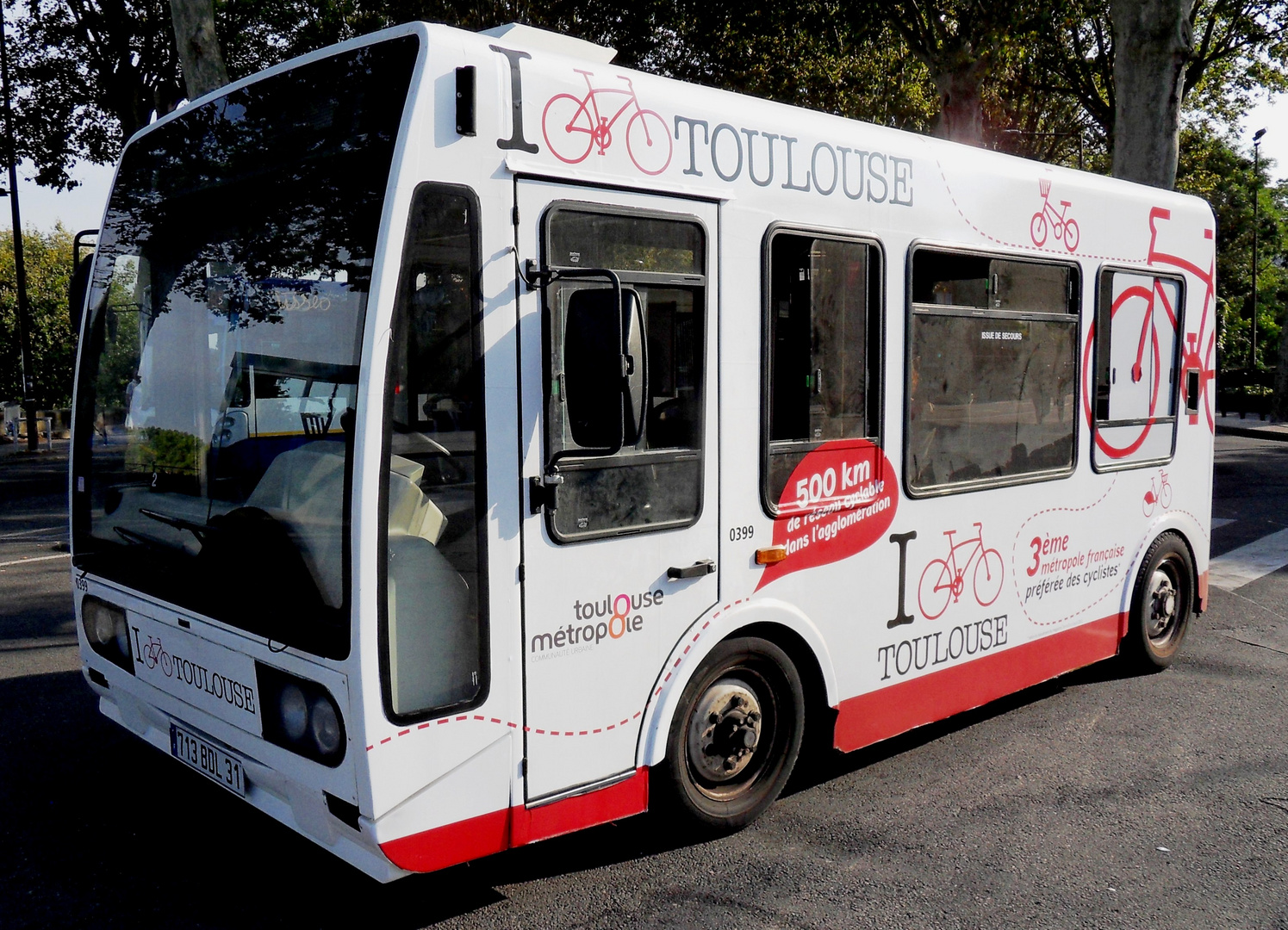 Minibus in Toulouse