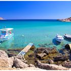 minihafen und türkisstrand (karpathos)