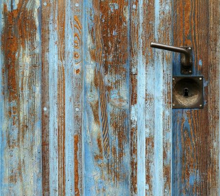 minimale Farbreste weisen ...