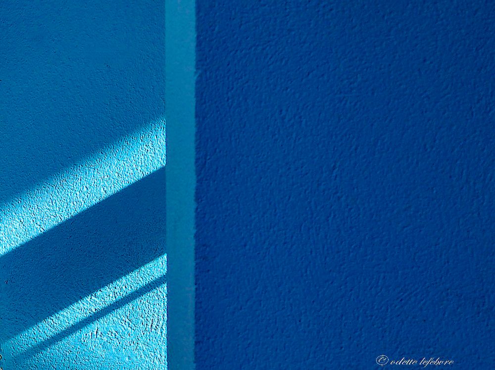 Minimalisme en bleu