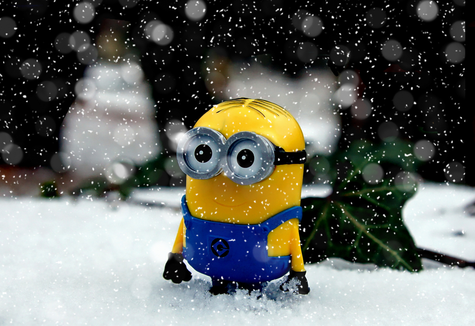 Minion im Winter