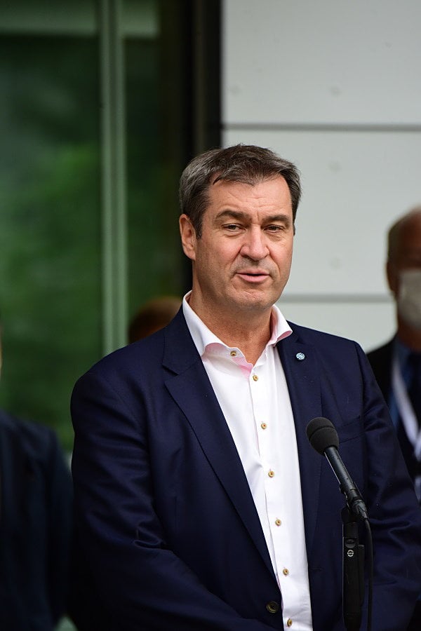 Ministerpräsident Dr. Markus Söder- Garching - Forschungszentrum am 15.09.2021