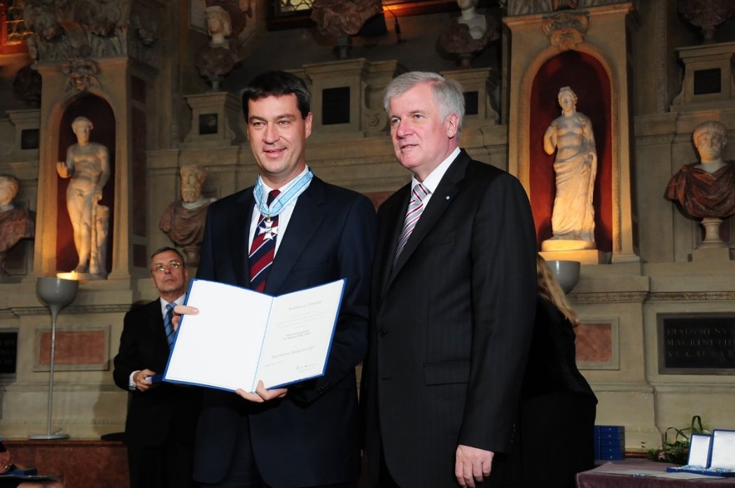 Ministerpräsident Horst Seehofer Dr. Markus Söder Residenz München 2010