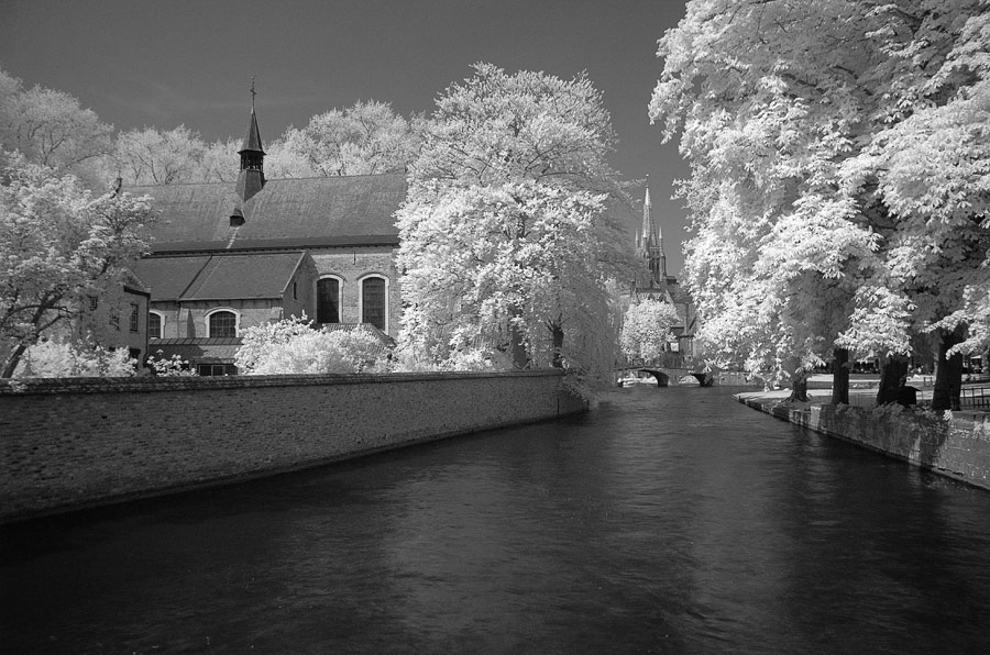 Minnewater und Beguinenhof in Brügge