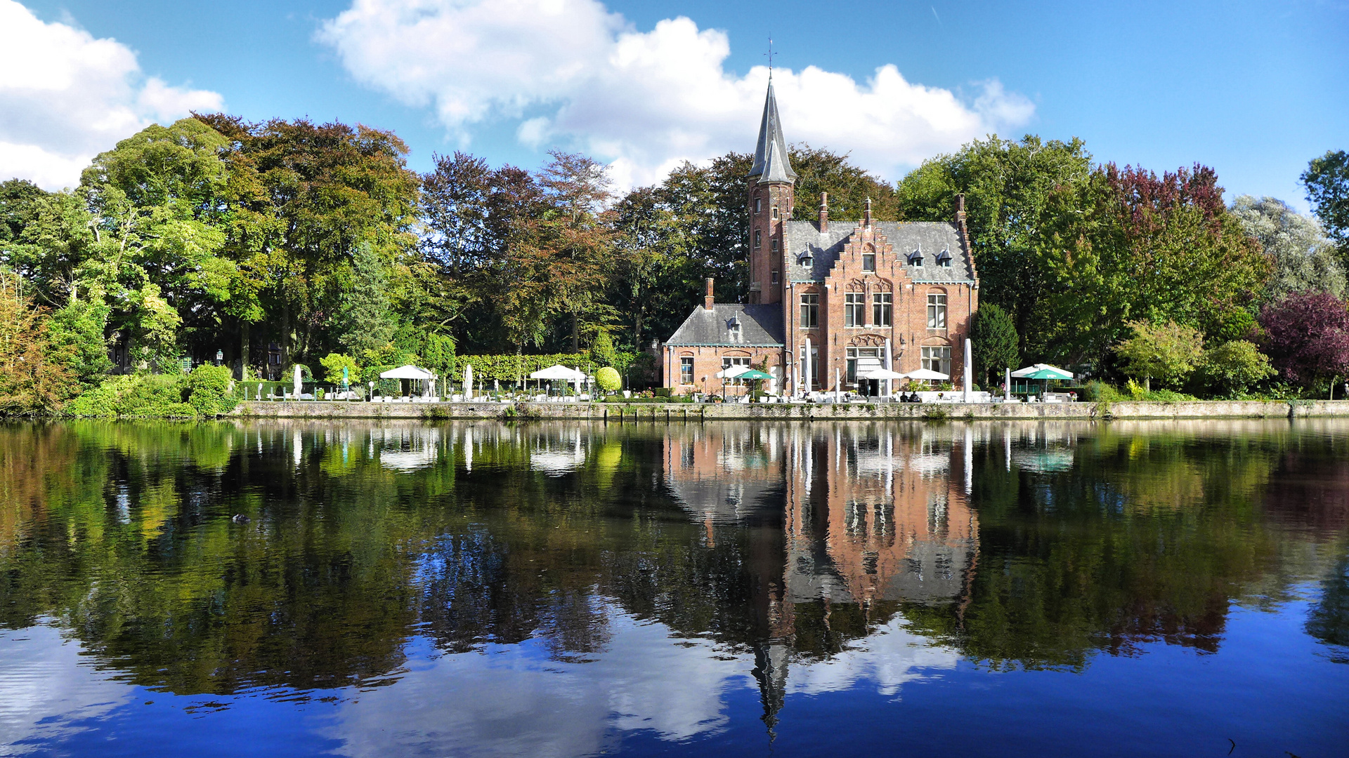 Minnewaterpark in Brügge