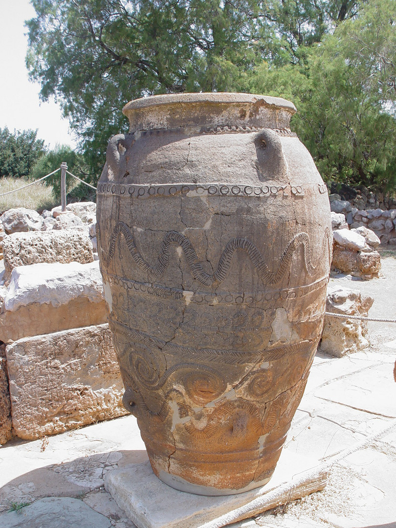 Minoische Vase -1- -Pythoi-