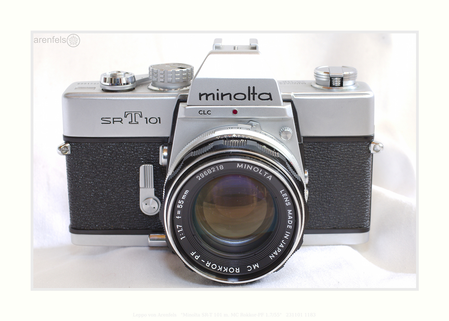 Minolta SR-T 101 m. MC Rokkor-PF 1.7/55 #1183