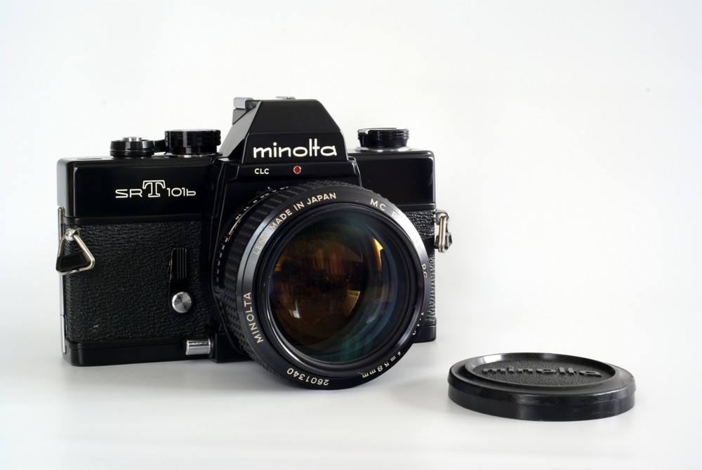 Minolta SR-T 101b mit Rokkor 1.2/58