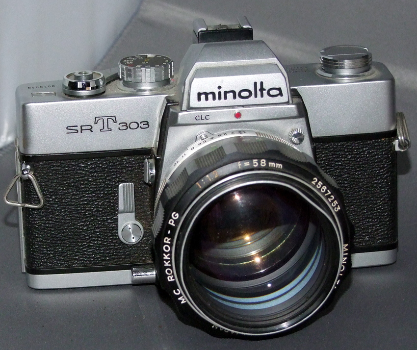 Minolta SRT 303/ Objektiv 1:1.2