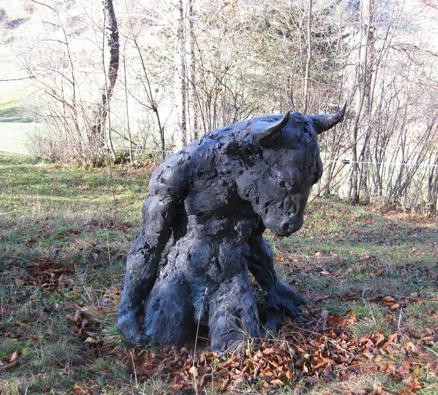 Minotaurus, ein Zivilisationsmythos Foto & Bild tiere, tier und mensch, natur Bilder auf