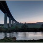 Mintarder Brücke bei Sonnenaufgang