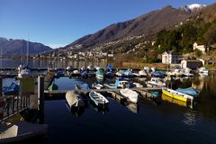 Minusio, Blick über den Hafen