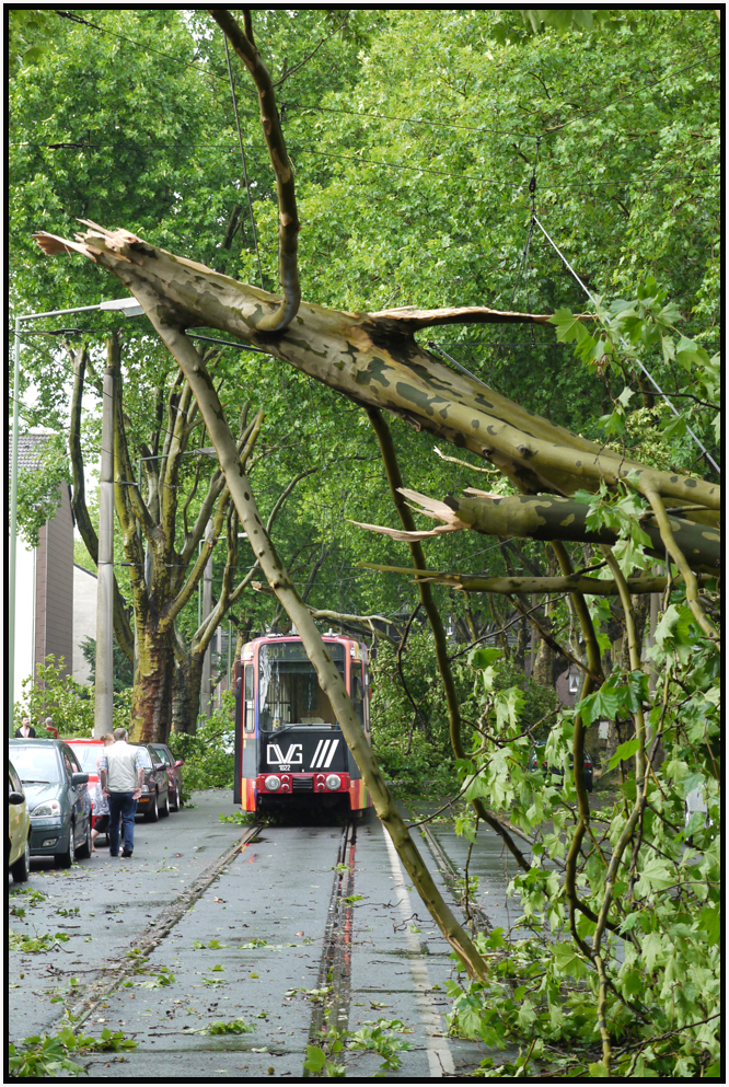 Minuten nach dem Sturm