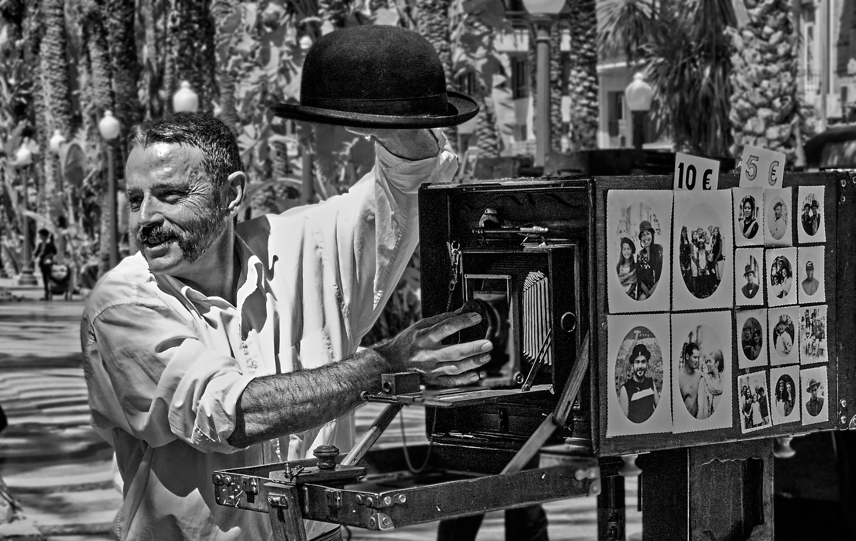 Minutero en la Explanada de Alicante