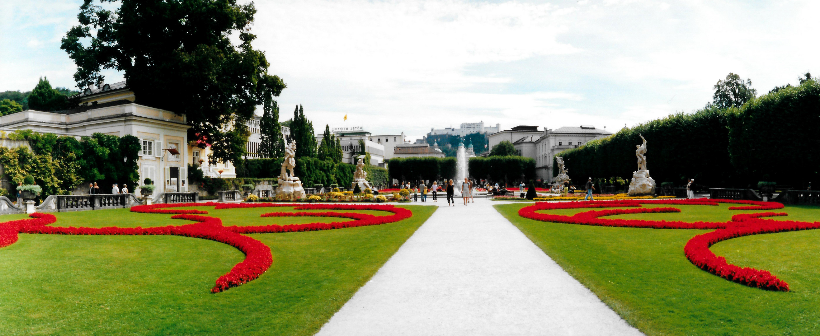 Mirabell Palace in Salzburg - the garden