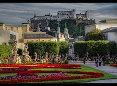 Mirabellgarten - -  Blick