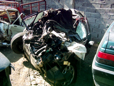 MIRACLE - Do you belive the driver is alive? Yes, my brother was driving this car