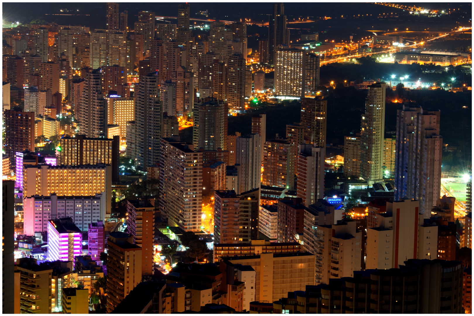 Mirador Benidorm a las 19.45 a la noche