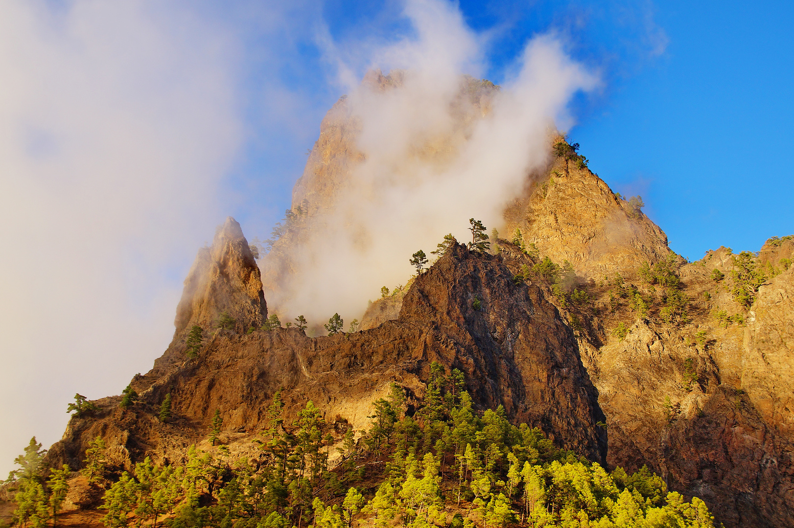 MIRADOR DE LA CUMBRECITA (LA PALMA).  Dedicada a JÜRGEN HAMELA.