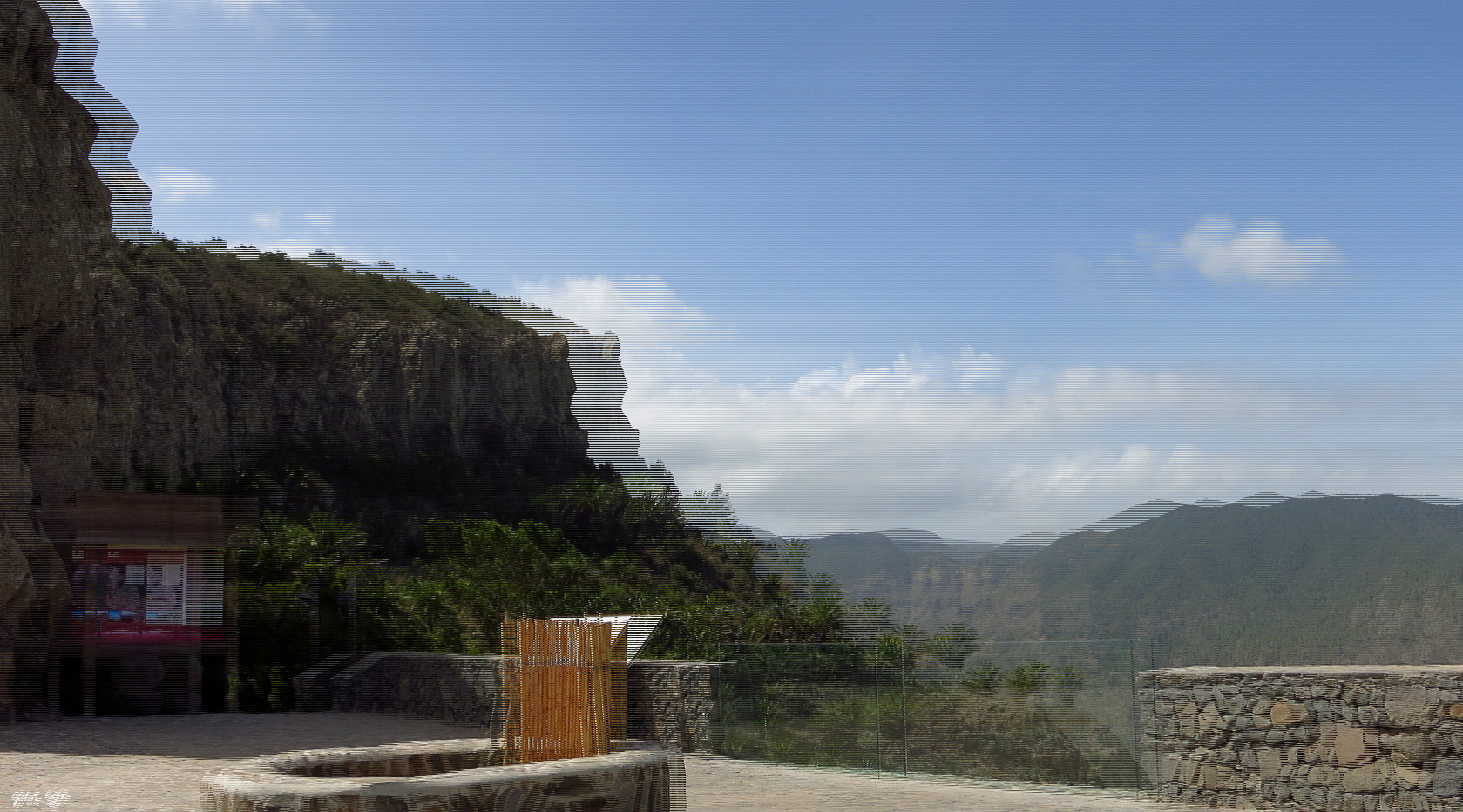 Mirador Degolladade de Paraza La Gomera - 3D Interlaced