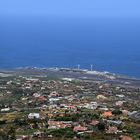 Mirador La Ladera/ La Palma, Blick auf den Flughafen