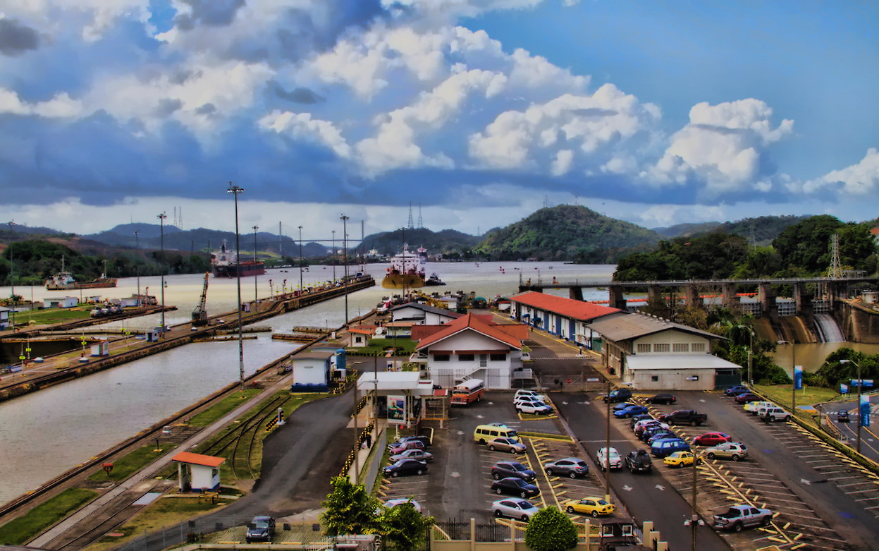 Miraflores, der Panama-Kanal