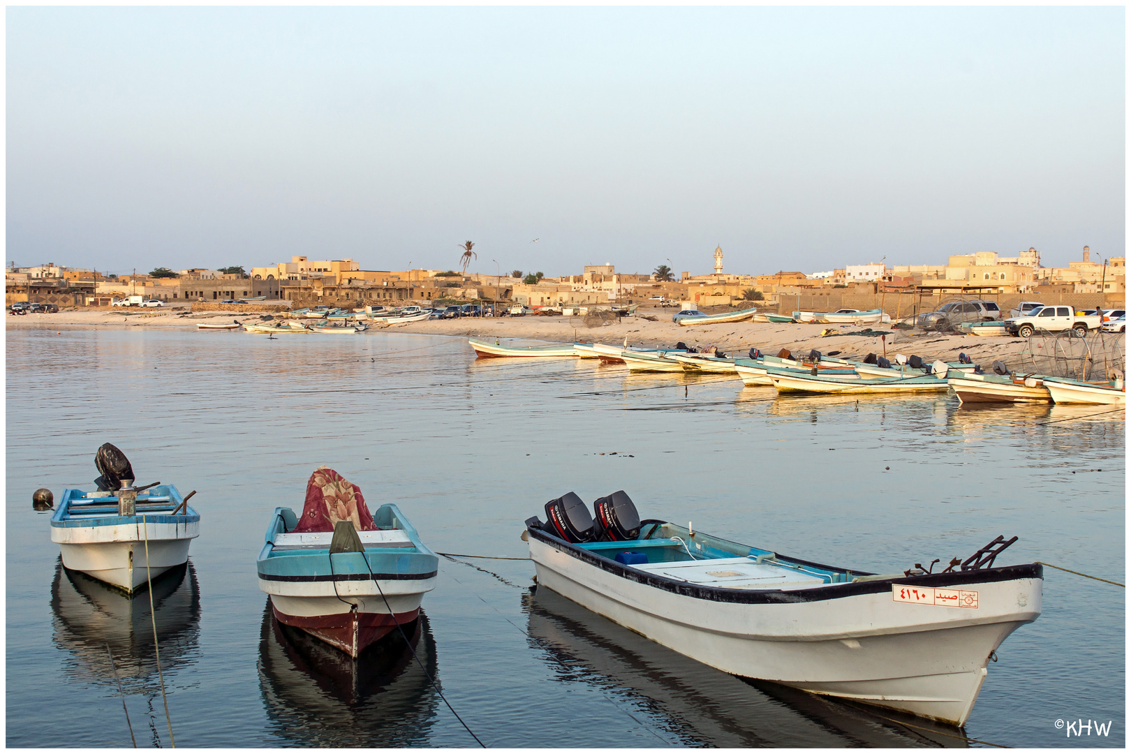 Mirbat (Oman), Ansicht aus dem Hafen