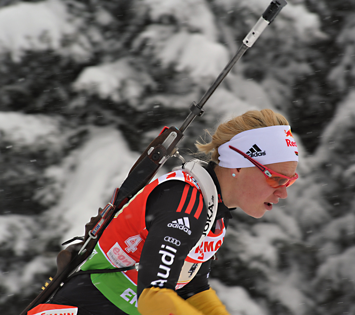 Miriam Gössner in Antholz 2012