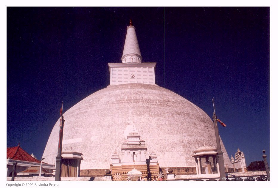 Mirisa Vatiya Dagaba in Anuradhapura, Sri Lanka