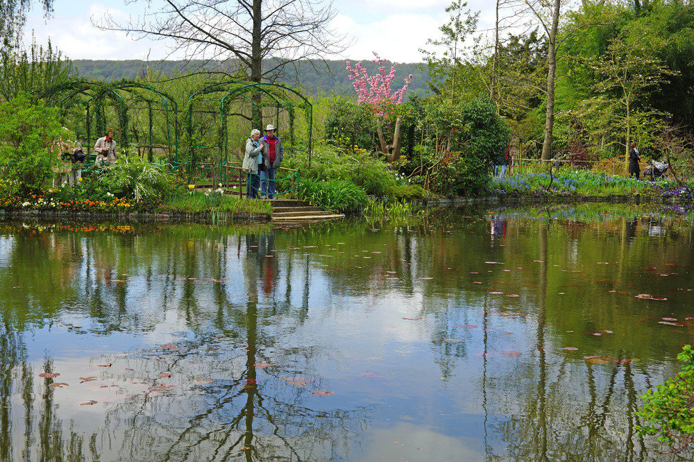 Miroir au jardin de Monet