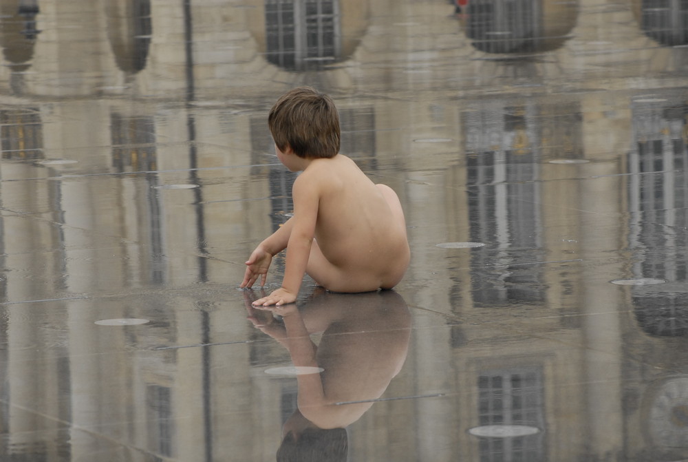 miroir d'eau à Bordeaux