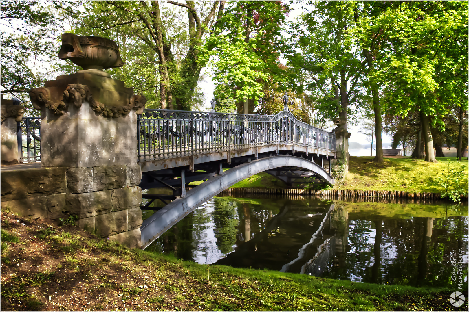 Mirow, Brücke zur Liebesinsel