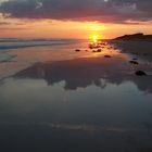 Mirroir dans le sable