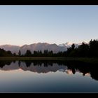 Mirror lake in Neuseeland