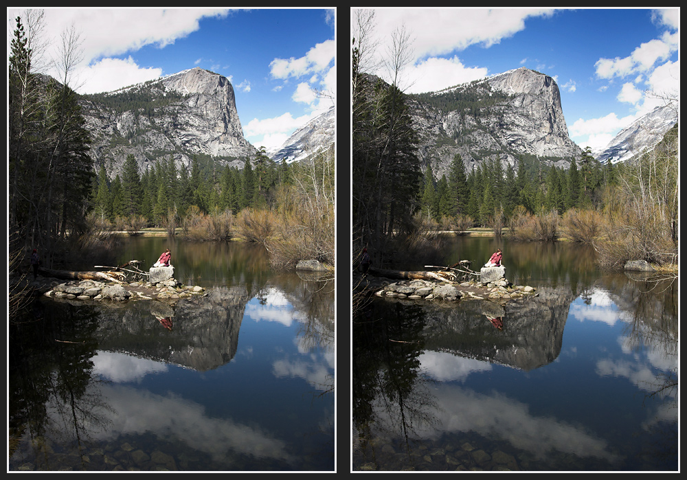 Mirror Lake, Yosemite [3D]