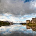 Mirrored Donan Eilean Castle