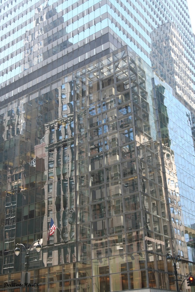 mirrored skyscrapers
