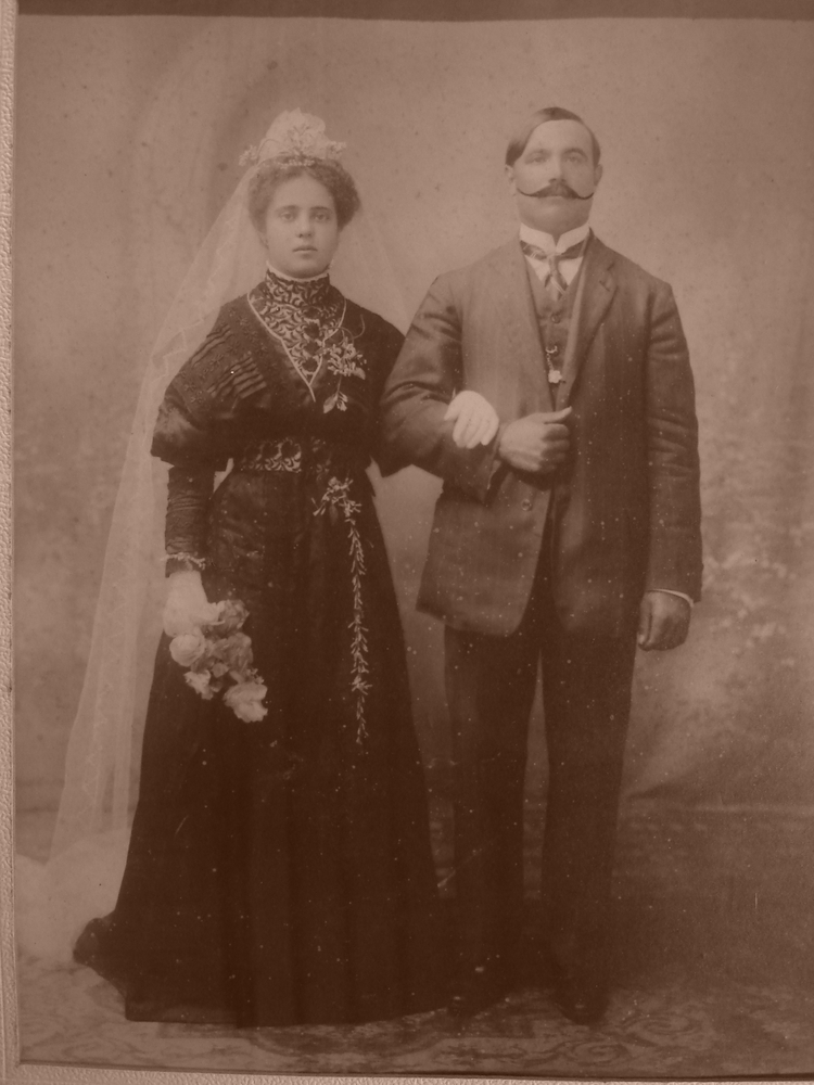 mis abuelos sicilianos 100 años atrás boda en Argentina