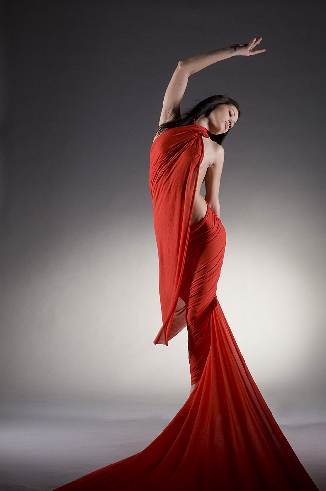 Mischa in red II