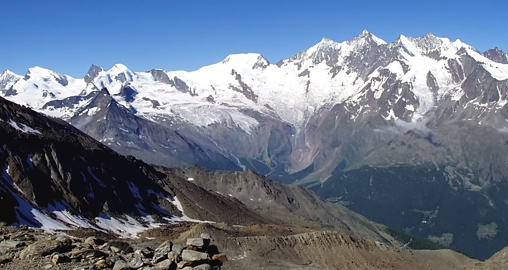 Mischabel von Monte-Rosa bis Nadelgrat