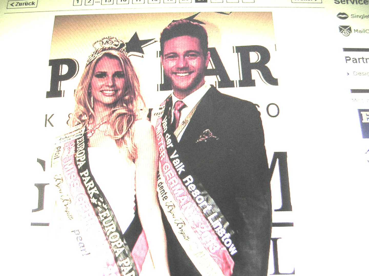 Miss Germany 2013 und amtierender Mister Germany