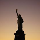 Miss Liberty at night