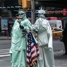Miss Liberty at Times Square