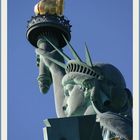 Miss Liberty im Profil